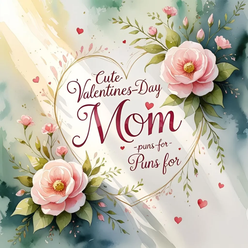 Cute Valentine’s Day Puns for Mom