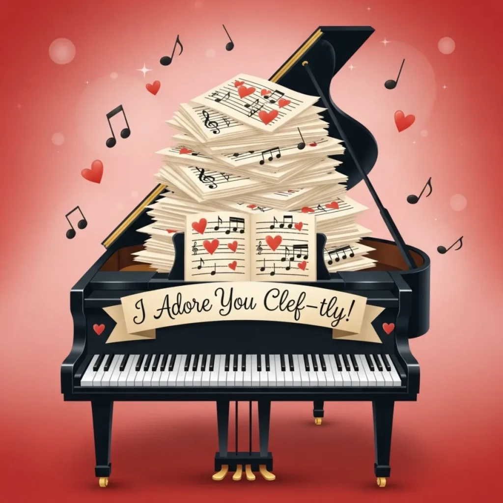 Music Teacher Valentine Puns