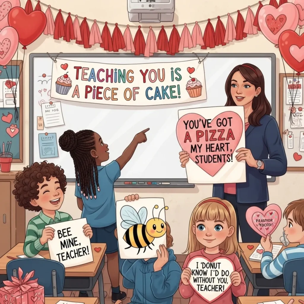 Teacher-Student Fun Valentines Puns