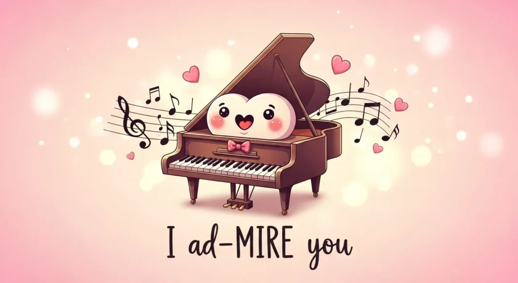 Cute Music Valentine Puns 