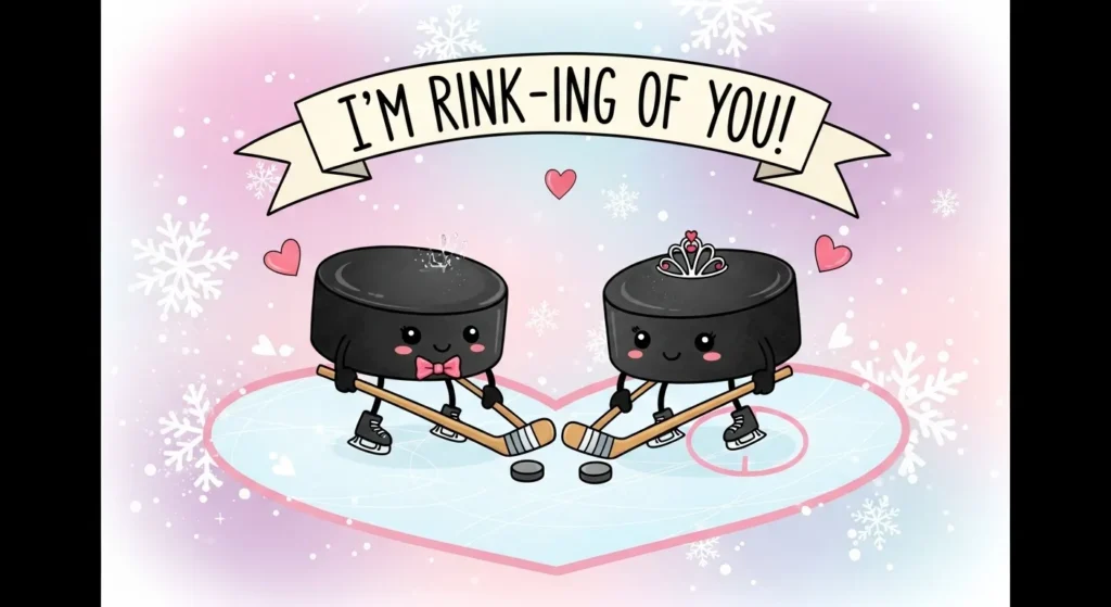 Romantic Hockey Valentine Puns