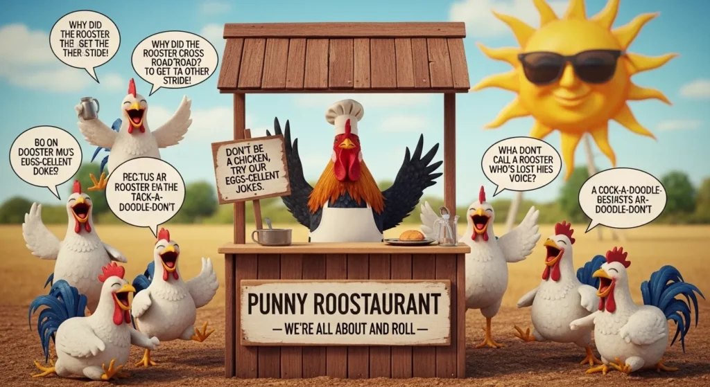 Funny Rooster Puns