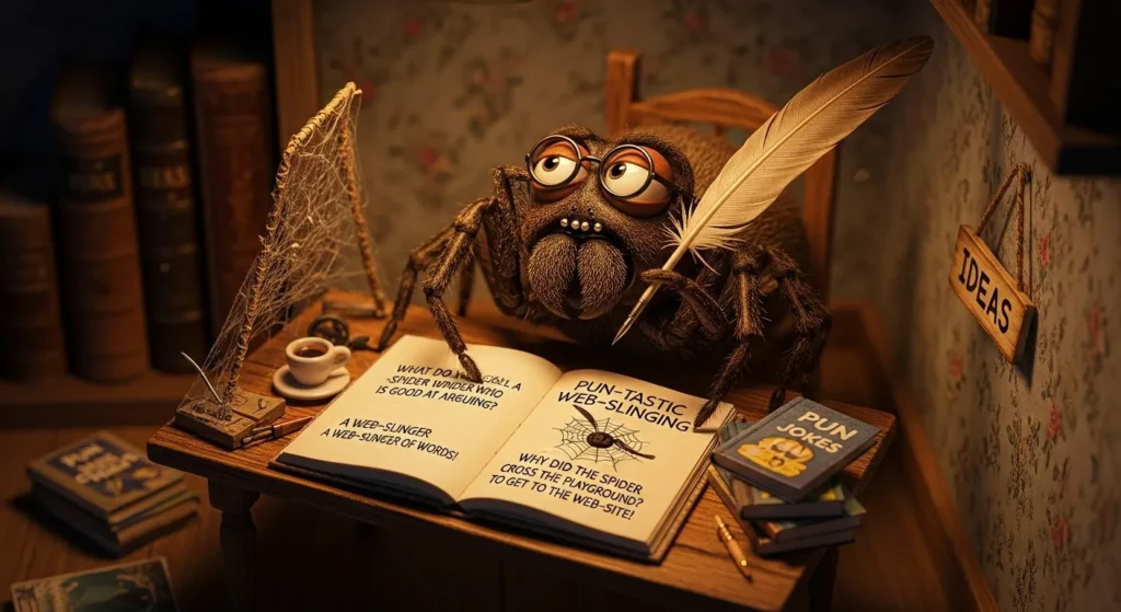 Funny Spider Puns