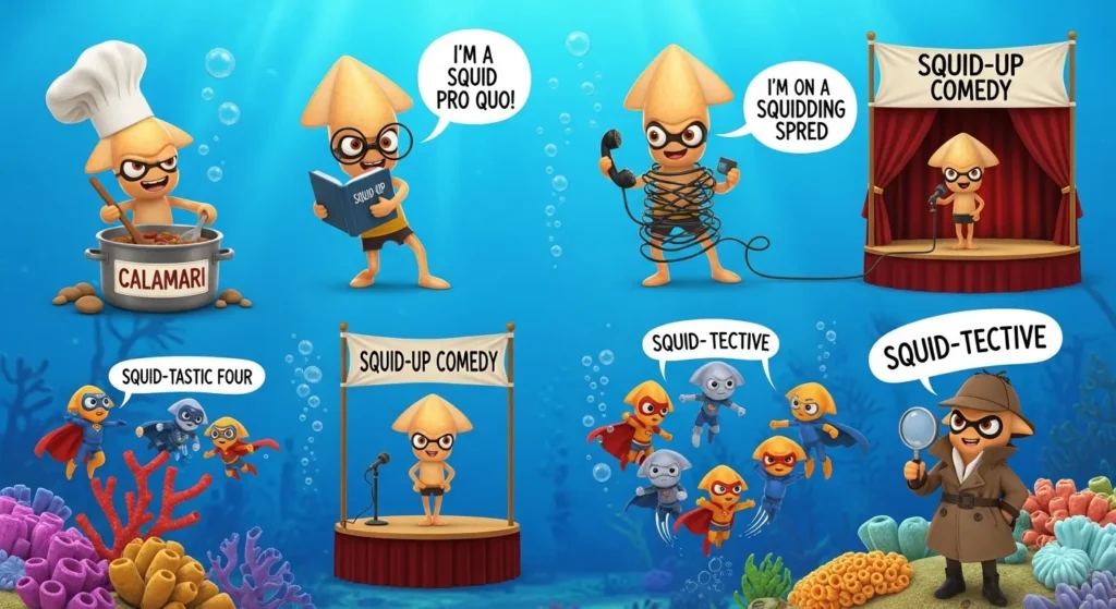 Funny Squid Puns
