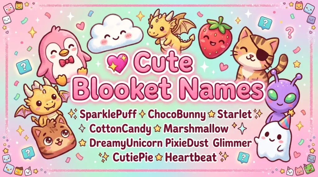Cute Blooket Names