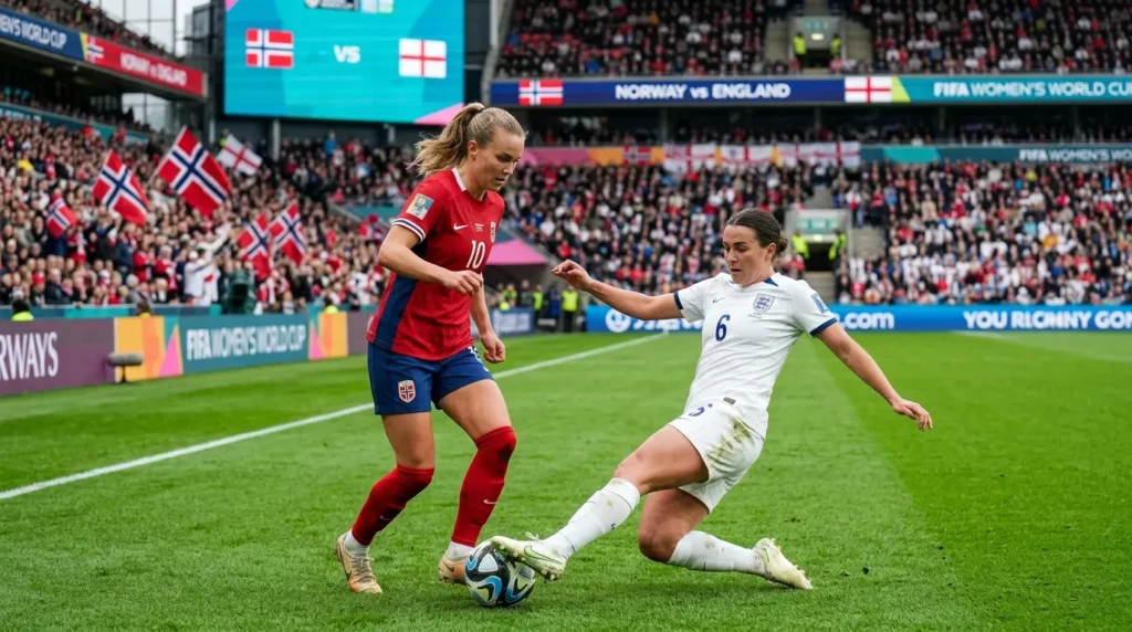 Norway vs England at Major Tournaments