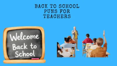 Back to school puns for teachers