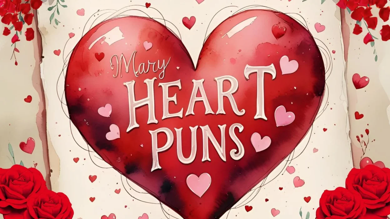 Heart puns for valentines day