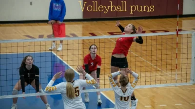 Volleyball puns