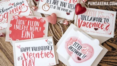 Valentines day card puns