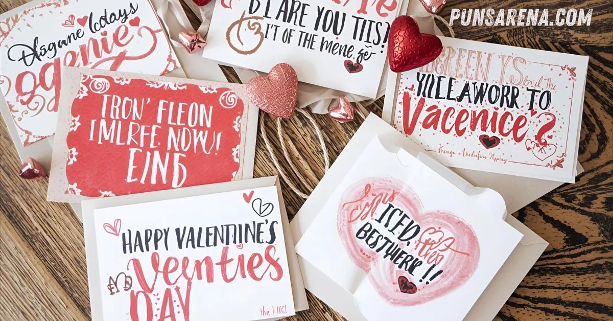 Valentines day card puns
