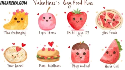 Valentines day food puns