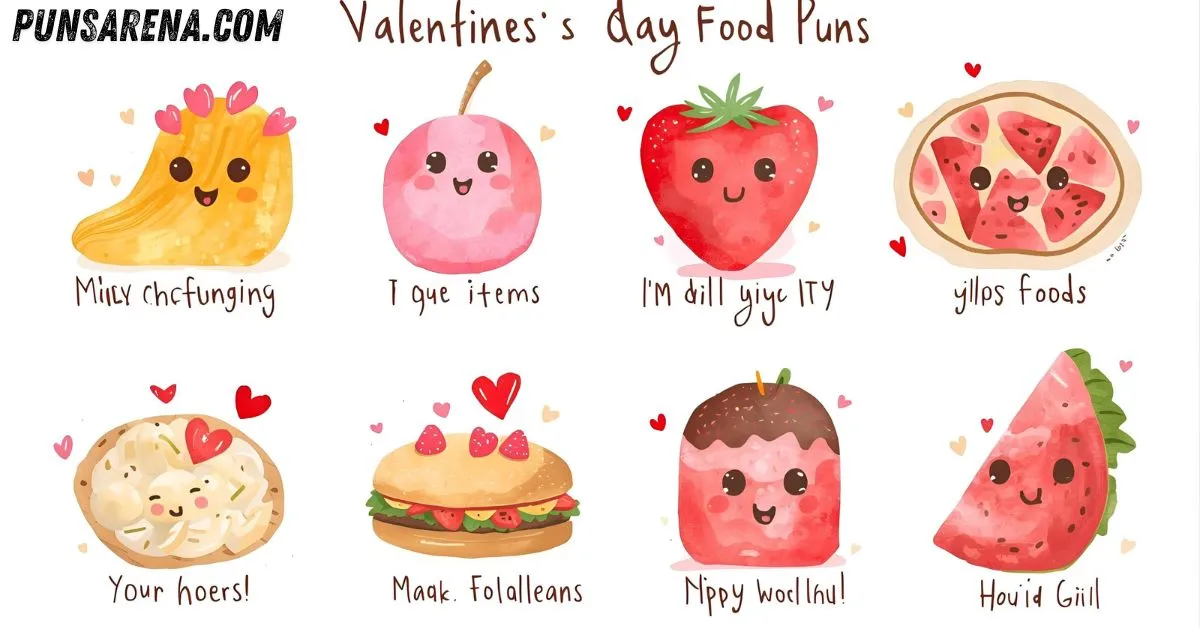 Valentines day food puns