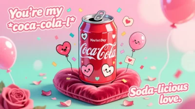 Soda Puns Valentines Day