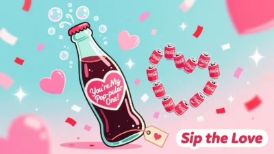 Soda puns valentines day