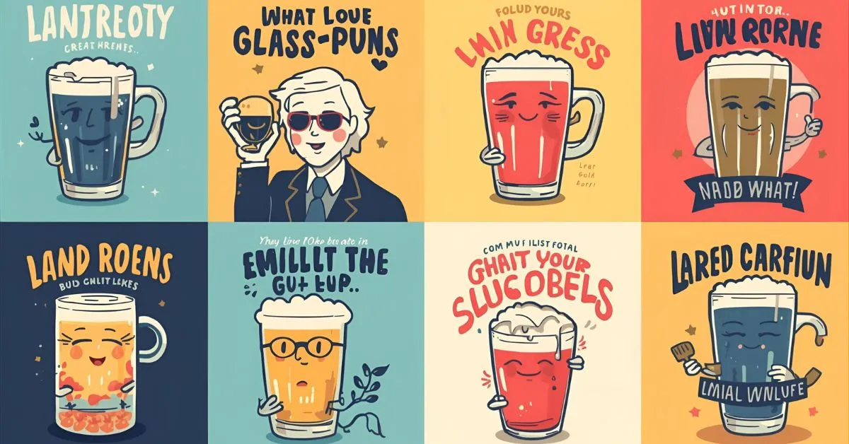glass puns