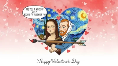 Art Puns Valentine’s Day