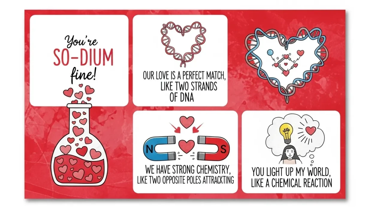 Science Puns Valentine’s Day