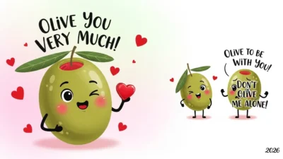 Olive Puns Valentine’s Day
