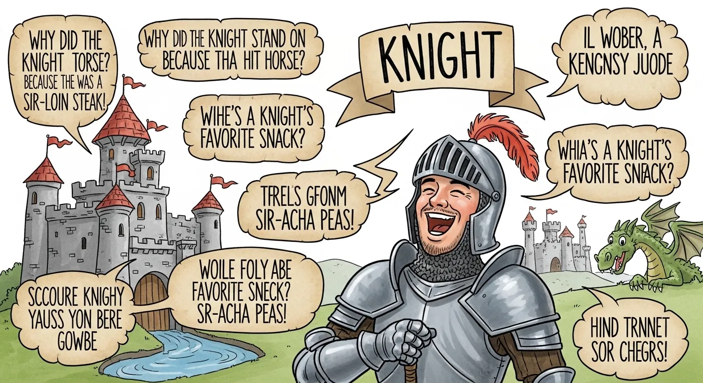 301+ Best Knight Puns & Jokes That Are Sir-iously Funny