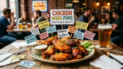 Chicken Wing Puns