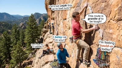 Climbing Puns