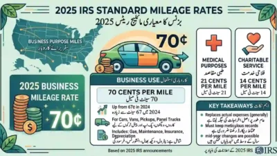 business mileage rate 2025