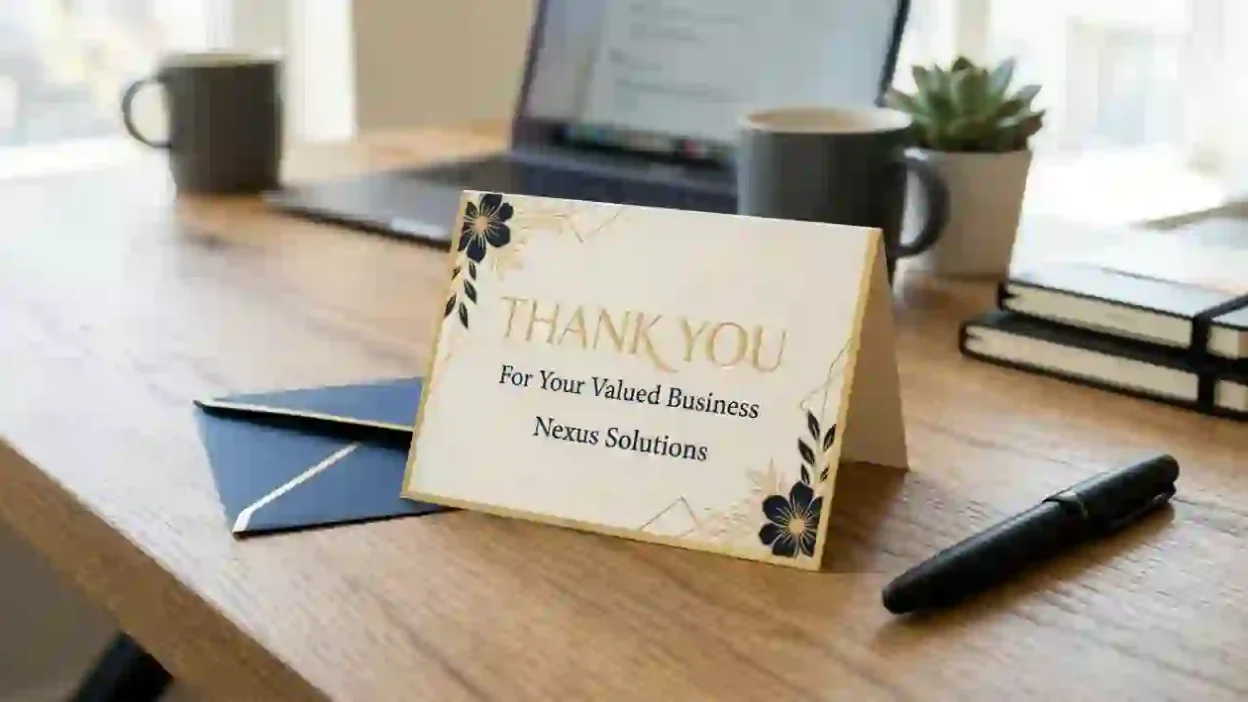 business thank you cards